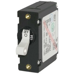 Blue Sea - A-Series Circuit Breaker - 15amp - White Toggle - 7210