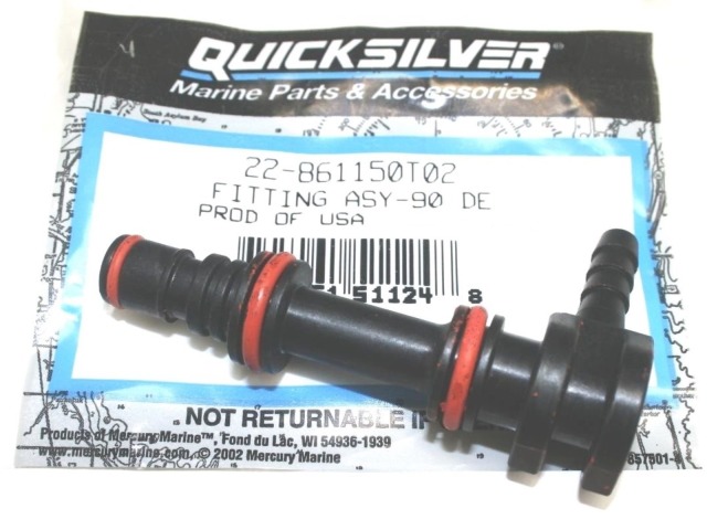 Fit MerCruiser 90 Degree Oil Elbow Alpha One Gen 2 Bravo 1 2 3 22
