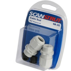 SCANSTRUT Watertight gland - SB-2G - Cable Seal Twin Pack