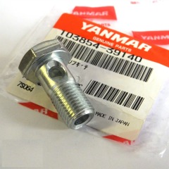 Genuine YANMAR - 1GM series 1GM 1GM10 Oil pipe Banjo bolt 103854-39140