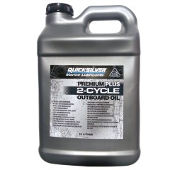 Quicksilver 10Ltr Premium Plus 2-Stroke Outboard Oil - 92-858028QB1