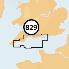 NAVIONICS Plus Double 829 - Falmouth to Chichester CHART CARD - Micro SD