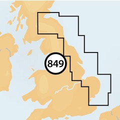 NAVIONICS Plus Small 849 Double - Southend to Anstruther CHART CARD - Micro SD