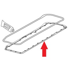 Yanmar - Gasket Oil Sump - 6BY - 165000-68310