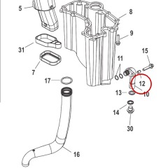 Mercury - Dowel Pin - Quicksilver - 17-892228