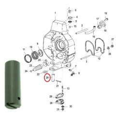 Genuine Mercury MerCruiser Alpha / Bravo - Lower Steering Pin - 17-99353 / 17-8M0073409
