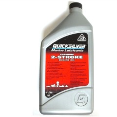 Quicksilver 1Ltr Premium 2-Stroke Outboard Oil - 92-858021QB1