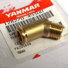 Genuine YANMAR 2GM20 Sea Water Pump elbow -  Hose tail -  Connector 128270-49300