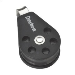 Barton Marine Size 1 Single Fixed Eye Block - 30mm - Plain bearing - N01110
