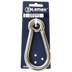 Talamex - 316 Stainless Classic Carabiner with Eye - 12mm - 74.226.120