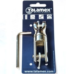 Talamex - Chain Connector with Swivel - 6-8mm Chain - 316 Stainless Steel - 77.318.100
