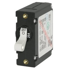 Blue Sea - A-Series Circuit Breaker - 20amp - White Toggle - 7214