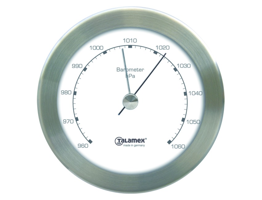 Talamex BAROMETER STAINLESS STEEL 100MM 21.421.196 Clocks