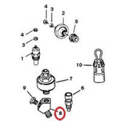 Mercury Y-Fitting - Dual - 22-8067051