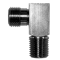 Mercury - FITTING 1/4-18 NPT to -6 ORFS (90 Degree) - Quicksilver - 22-898366