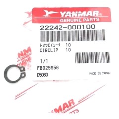 YANMAR SEA WATER Pump Shaft Circlip - GENUINE - 1GM 1GM10 - 22242-000100