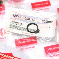 GENUINE YANMAR SEA WATER Pump Shaft Circlip - 2GMF - 3GMF - 2GM20F - 3GM30F - 3HM - 3HMF - 22242-000150