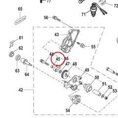 Mercury - Shift Shaft Collar - Quicksilver - 23-895126004
