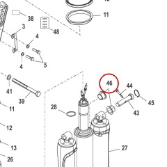 Mercury - BEARING Flanged Journal - Quicksilver - 23-8M0085825