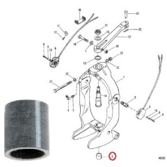 Genuine Mercury MerCruiser Alpha / Bravo - Lower Steering Bush - 23-99352 / 23-847638