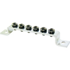 Blue Sea - Common 100A Mini Grounding BusBar - 6 Gang - PN. 2306