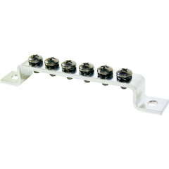 Blue Sea - Common 100A Mini Grounding BusBar - 6 Gang - PN. 2306