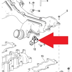 MerCruiser Diesel - PRESSURE SENSOR - D4.2L - 24-8M0165296