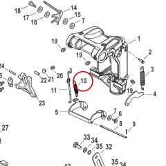Mercury - Clamp Bracket Manual Tilt Spring - Quicksilver - 24-953833