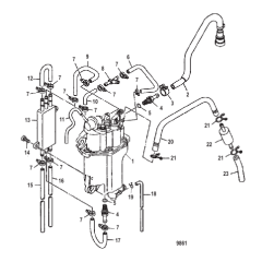 Vapor Separator Hose Routings