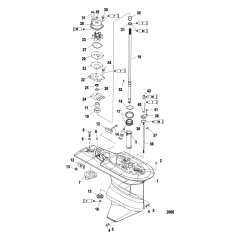 Gear Housing (Driveshaft)(2.07:1Gear Ratio)
