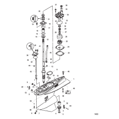 Gear Housing (Driveshaft)(standard/Counter Rotation)