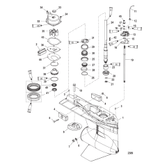 Gear Housing (Driveshaft)(Standard/Counter Rotation)