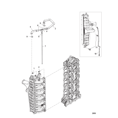 Charge Cooler/Intake Manifold Hose Routings