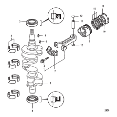 Crankshaft, Pistons and Connecting Rods