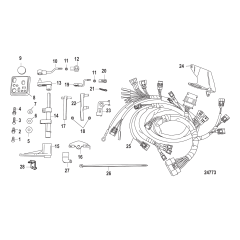 RC Conversion Kit-Electric Start 25-30 Hp 889246A33