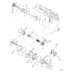 Gear Housing Propeller Shaft - Standard Rotation