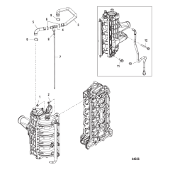 Charge Cooler/Intake Manifold Hose Routings