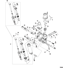 Power Trim Components Plastic Motor Housing