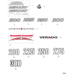 Decals - Top Cowl