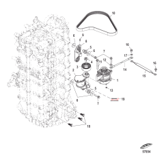 Alternator/Belt Tensioner Mounting