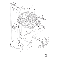 Adapter Plate Hose Routings
