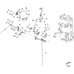 Throttle and Shift Linkage Tiller
