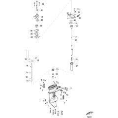Gear Housing Driveshaft - 2.17:1