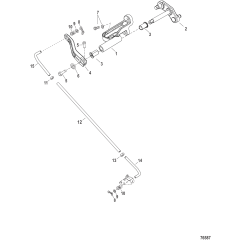 Jet - Shift Linkage Tiller Handle