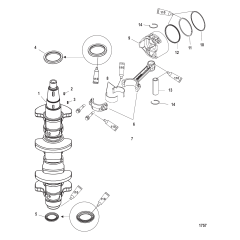 Crankshaft, Pistons and Connecting Rods