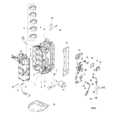 Cylinder Block and Crankcase