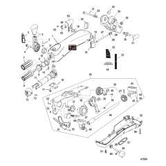 Big Tiller Handle Assembly (40-60 EFI 4-Stroke Manual)