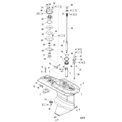 Gear Housing Driveshaft - 2.33:1 Gear Ratio