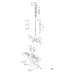 Extension Kit - 2.5 Inch Driveshaft Housing (879150A88)