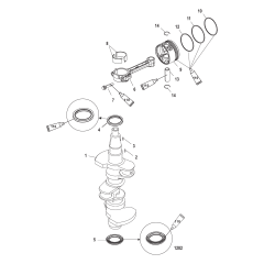 Crankshaft, Pistons and Connecting Rods
